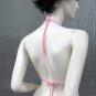 Sexy Halter Top ; woman hippie top; fashionable crochet beaded dancing belly bar top#19p
