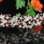 Crystal Rhinestone Floral Alloy Bridal Headband ;Sparkle Beautiful Silver Wedding Bridal Tiara #701r