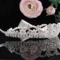 Crystal Rhinestone Bridal Tiara ;Sparkle Beautiful Silver Wedding Tiara; Bride Regal#790