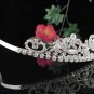 Crystal Rhinestone Bridal Tiara ;Sparkle Beautiful Silver Wedding Tiara; Bride Regal#843