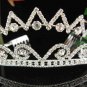 Elegance Crystal Rhinestone Bridal Tiara ;Sparkle Beautiful Silver Wedding Tiara; Bride Regal#881