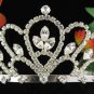 Elegance Crystal Rhinestone Bridal Tiara ;Sparkle Beautiful Silver Wedding Tiara; Bride Regal#890