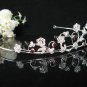 Sparkle Beautiful Silver Wedding Tiara;Elegance Crystal Rhinestone Bridal Tiara ; Bride Regal#531