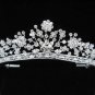 Silver Wedding Tiara;Sparkle Beautiful Elegance Crystal Rhinestone Bridal Tiara ; Bride Regal##145