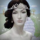 Alloy Wedding Headpiece ;Crystal Rhinestone Floral Bridal Tiara ;Wedding Veil headband#4867