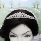 Crystal Bugle Wedding Headpiece ;Fancy Rhinestone Bridal Tiara ;Wedding Veil headband#7274