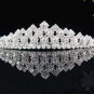 Crystal Bugle Wedding Headpiece ;Fancy Rhinestone Bridal Tiara ;Wedding Veil headband#7274
