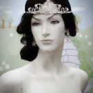 Alloy Floral Wedding Headpiece ;Fancy Rhinestone Bridal Tiara ;Wedding Veil headband#8124