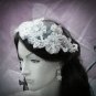 Floral Lace Wedding Headpiece;Ivory Floral Bridal Tiara ; Bride Headpiece#10