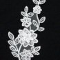 French Lace Wedding Headpiece;Ivory Floral Bridal Tiara ; Bride Headpiece#6