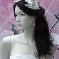 French Lace Wedding Headpiece;Ivory Floral Bridal Tiara ; Bride Headpiece#6