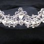 Elegance Peacock Crystal Bridal Tiara ; Silver Rhinestone Wedding Headpiece ;Wedding headband#866
