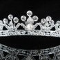 Elegance Peacock Crystal Bridal Tiara ; Silver Rhinestone Wedding Headpiece ;Wedding headband#346