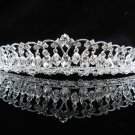 Elegance Sparkle Crystal Bridal Tiara ; Silver Rhinestone Wedding Headpiece;Dangle bride tiara#459