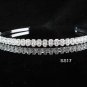 Fancy Bridal Tiara;Silver Twin Rhinestone Wedding Headband;bride Hair accessories#17