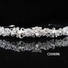 Bridal Tiara;Silver alloy Rhinestone Butterfly Wedding Headband;bride Hair accessories#696s