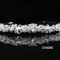 Bridal Tiara;Silver alloy Rhinestone Butterfly Wedding Headband;bride Hair accessories#696s