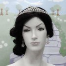 Elegance Bridal Tiara;Silver Rhinestone Wedding Headband;bride Hair accessories#7274