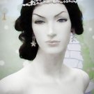 Elegance Bridal Tiara;Silver Rhinestone Wedding Headpiece;bride Hair accessories #541s