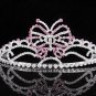 Bridal Tiara;Silver Rhinestone Wedding Headband;Butterfly Headpiece;bride Hair accessories #5850p