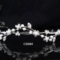Bridal Tiara;Silver Pearl Rhinestone Wedding Headpiece ;Fancy Headpiece;bride Hair accessories#5384