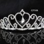 Bridal Tiara;Silver Pearl Rhinestone Wedding Headpiece ;Fancy Headpiece;bride Hair accessories#7105