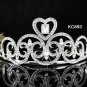 Bridal Tiara;Alloy Silver Rhinestone Wedding Tiara;Fancy Huge Headpiece;bride Hair accessories#893