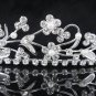 Bridal Tiara;Silver Rhinestone Wedding Headband;Fancy Huge Headpiece;bride Hair accessories#1542