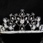 Bridal Tiara;Silver Rhinestone Wedding Headband;Fancy Huge Headpiece;bride Hair accessories#10087