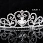Bridal Tiara;Silver Rhinestone Wedding Headband;Fancy Sweetheart Headpiece;bride Hair accessories#11