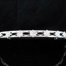Floral Daisy Bridal Tiara;Silver Rhinestone Wedding Headband ;bride Hair accessories#1305
