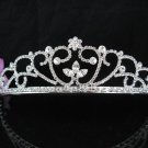 Sweetheart Bridal Tiara;Silver Crystal Rhinestone Wedding Headband ;bride Hair accessories#1348