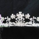 Sweetheart Bridal Tiara;Silver Crystal Rhinestone Wedding Headband ;bride Hair accessories#1349