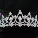 Elegance Bridal Tiara;Silver Crystal Rhinestone Wedding Headband ;bride Hair accessories#1369