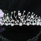 Bride Hair accessories ;Elegance Bridal Tiara;Silver Crystal Rhinestone Wedding Headband#1370