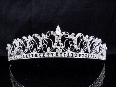Bride Hair accessories ;Elegance Bridal Tiara;Silver Crystal Rhinestone Wedding Headband#8776