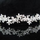 Bride Hair accessories ;Elegance Bridal Tiara;Silver Rhinestone Alloy Floral Wedding Headband#4735