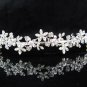 Bride Hair accessories ;Elegance Bridal Tiara;Silver Rhinestone Alloy Floral Wedding Headband#4735