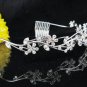 Bride Hair accessories ;Elegance Bridal Tiara;Fancy Silver Rhinestone Floral Wedding Headband#5305s