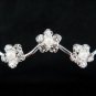 Bride Hair accessories ;Elegance Bridal Tiara;Fancy Silver Rhinestone Floral Wedding Headband#6959