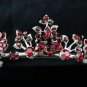 Bride Hair accessories ;Elegance Bridal Tiara;Fancy Silver Rhinestone Floral Wedding Headband#584R