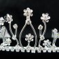 Fancy Daisy Bride Hair accessories;Bridal Tiara;Silver Rhinestone Floral Wedding Headband#531