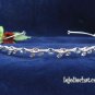 Silver Pearl Rhinestone Alloy Wedding Headband;Bride Hair accessories;Fancy Bridal Tiara#535b