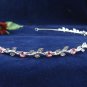Fancy Silver Rhinestone Alloy Wedding Headband;Bride Hair accessories;Fancy Bridal Tiara#535p