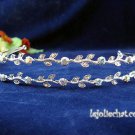 Silver Rhinestone Twin Vine Alloy Wedding Headband;Bride Hair accessories;Fancy Bridal Tiara#534ab