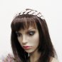 Floral Silver Rhinestone Wedding Headband;Bride Hair accessories;Fancy Crystal Bridal Tiara#4854