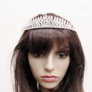 Floral Silver Rhinestone Wedding Headband;Bride Hair accessories;Fancy Crystal Bridal Tiara#202