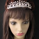Rhinestone Wedding Tiara;Bride Hair accessories;Fancy Silver Crystal Bridal Tiara#519