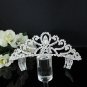 Rhinestone Wedding Tiara;Bride Hair accessories;Fancy Silver Crystal Bridal Tiara#574
