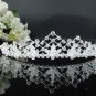 Rhinestone Wedding Tiara;Bride Hair accessories;Fancy Silver Crystal Bridal Tiara#1880